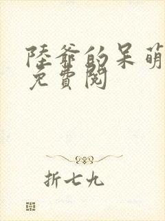 陆爷的呆萌甜妻免费阅