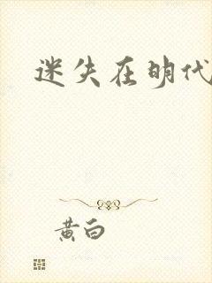 迷失在明代末年