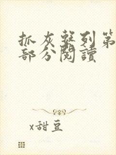 抓灰系列第33部分阅读