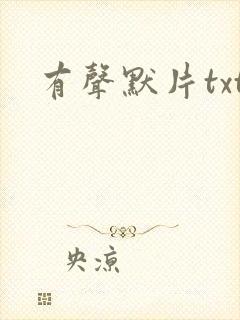 有声默片txt