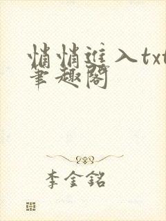 悄悄进入txt笔趣阁