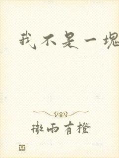 我不是一块石头