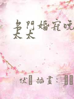 名门婚宠晚安赫太太