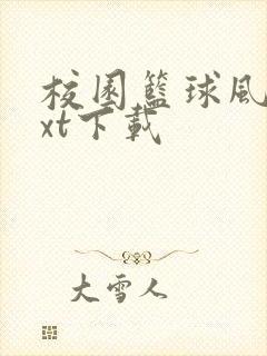 校园篮球风云txt下载