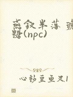 燕钗半落 琥珀糖(npc)