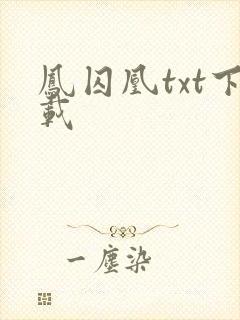 凤囚凰txt下载