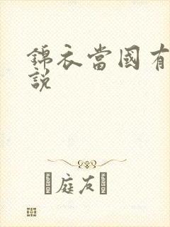 锦衣当国有声小说