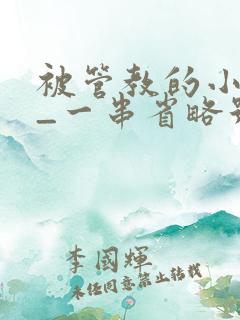 被管教的小美人_一串省略号_