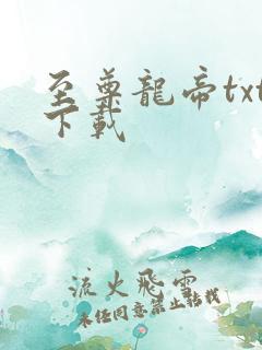 至尊龙帝txt下载