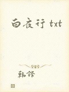 白夜行 txt
