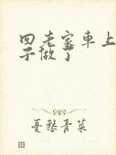 回老家车上和儿子做了