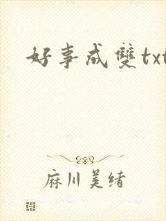 好事成双txt