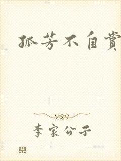 孤芳不自赏小说