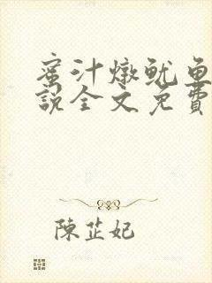 蜜汁炖鱿鱼2小说全文免费阅读