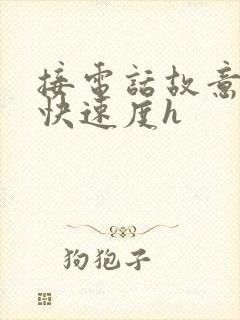 接电话故意做加快速度h