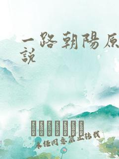 一路朝阳原著小说