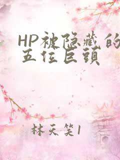 HP被隐藏的第五位巨头