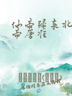 仙帝归来北斗仙帝唐准