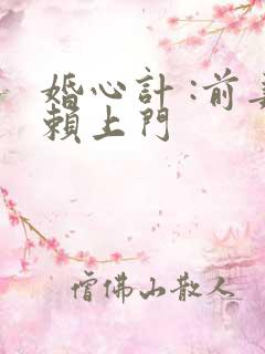 婚心计 :前妻赖上门