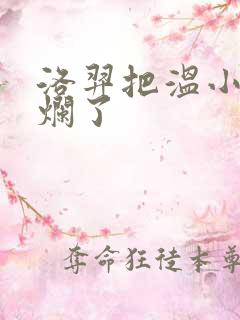 洛羿把温小辉做烂了