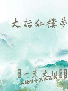 大话红楼梦