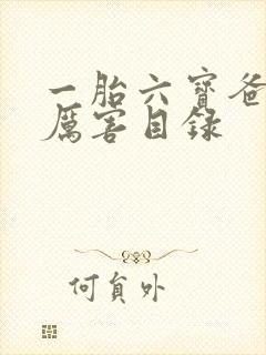 一胎六宝爸比好厉害目录