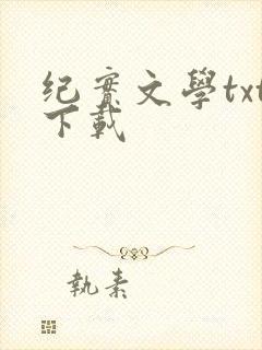纪实文学txt下载
