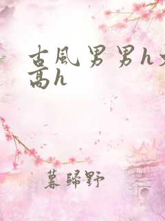 古风男男h文肉高h