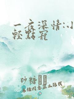 一夜深情:小叔轻点宠