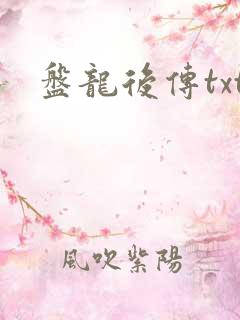 盘龙后传txt