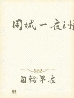 同城一夜i情