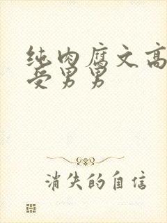纯肉腐文高H总受男男