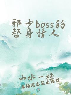 邪少boss的替身情人