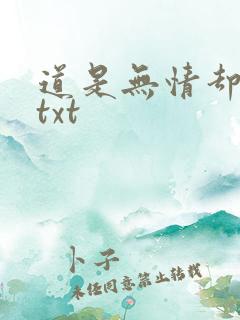 道是无情却有情txt