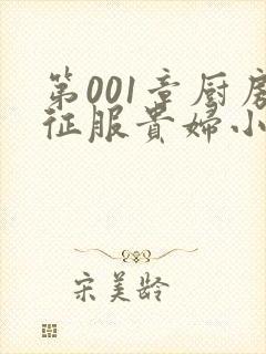 第001章厨房征服贵妇小说