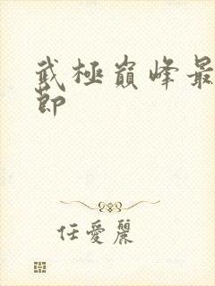 武极巅峰最新章节