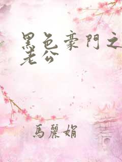 黑色豪门之王子老公