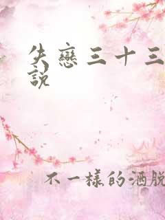 失恋三十三天小说