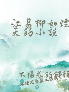 江易柳如烟秦少天的小说