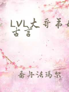 LVL大哥弟媳古言