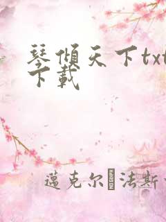 琴倾天下txt下载