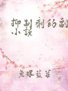 抑制剂的副作用小说