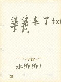 婆婆来了txt下载