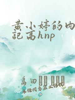 黄小婷的肉欲日记高hnp