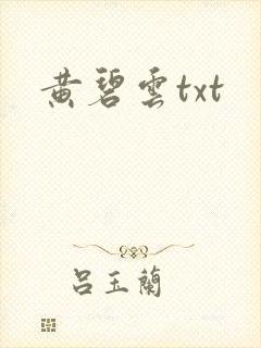黄碧云txt