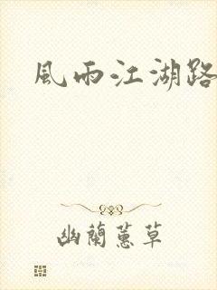 风雨江湖路