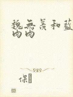 魏无羡和蓝忘机肉肉