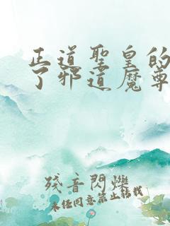 正道圣皇的我娶了邪道魔尊 小说