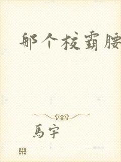 那个校霸腰好软