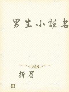 男生小说名字